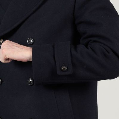 ウールカシミヤ　ダブルブレステッド　６Ｂ　Ｐコート