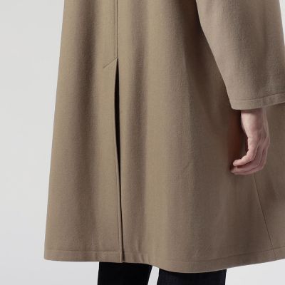 ウールナイロン バルカラーコート | TOMORROWLAND (Men