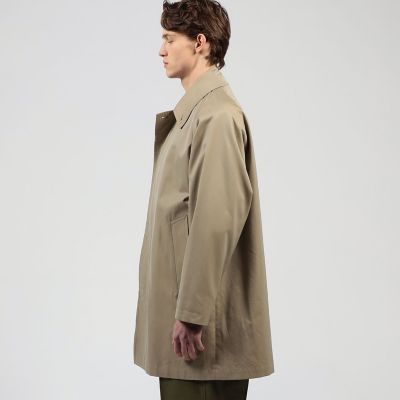 オーラリー　コットンシルクギャバジン ロング ステンカラーコート ベージュ　0 AURALEE Silk Gabardune Long Soutien Collar Coat | 大阪心斎橋の