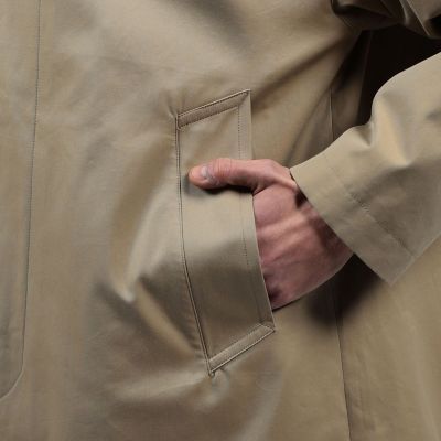別注】INVERTERE コットンシルクギャバジン ステンカラー