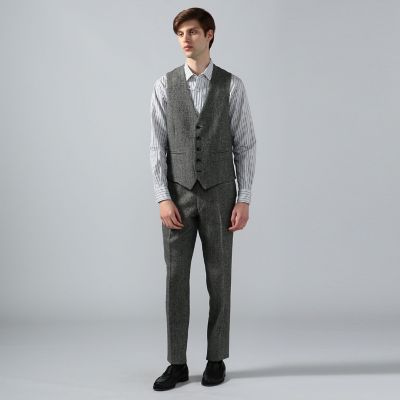 ＜TOMORROWLAND (Men)＞リングツイード　５Ｂベスト