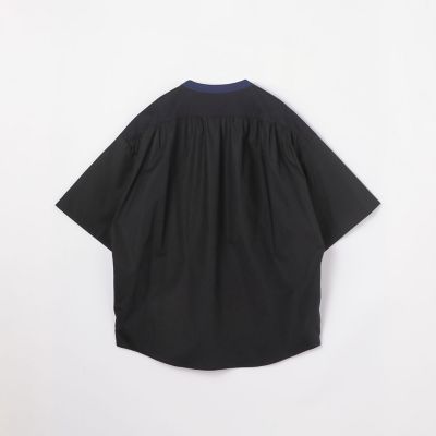 コットン天竺　シャツコンビデザインカットソー
