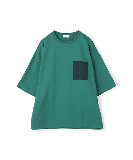 ＜三越伊勢丹/公式＞ コットン天竺 シーリングポケットTシャツ 55グリーン トップス