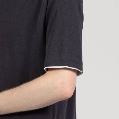 ストレッチ天竺　レイヤードＴシャツ