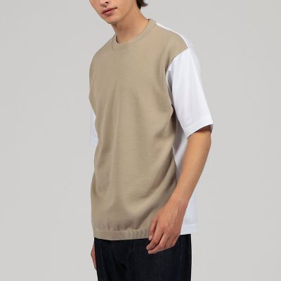 コットン ニットコンビTシャツ | TOMORROWLAND (Men