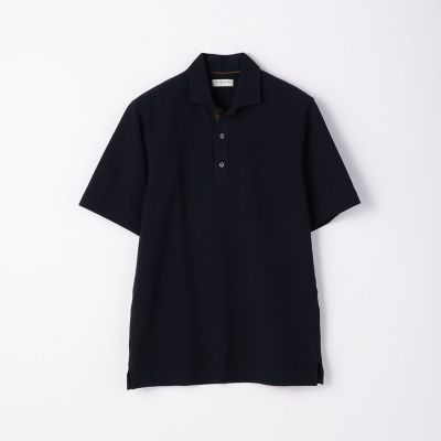 TIGHTBOOTH ブラック ストライプ ポロシャツ RIDGE BORDER OPEN POLO #Black [SS25-S06] – cocorozashi