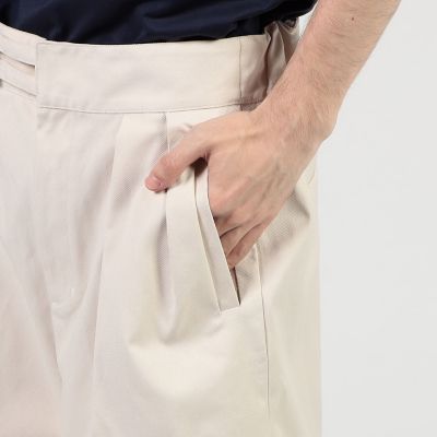 ポリエステル　ダブルバックルショーツ