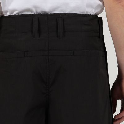 コットンシャンブレー　２プリーツ　ショートパンツ
