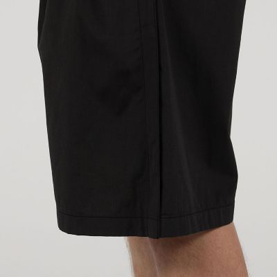 コットンシャンブレー　２プリーツ　ショートパンツ