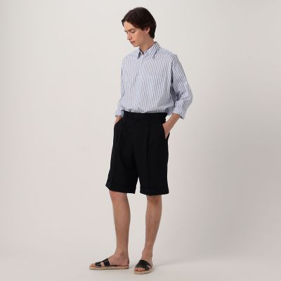 グ*ー様 Kolor ウール　ショートパンツ サイズ3 ウールポリエステルツイル バレルワイドショートパンツ | TOMORROWLAND