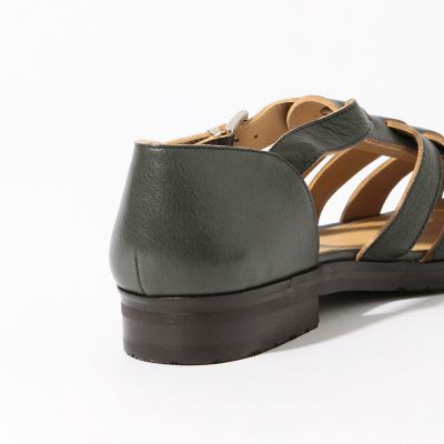 ＰＡＲＡＢＯＯＴ　グレインレザー　グルカサンダル