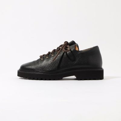 別注】SOLOVIERE ブラックグレインレザー クライミング
