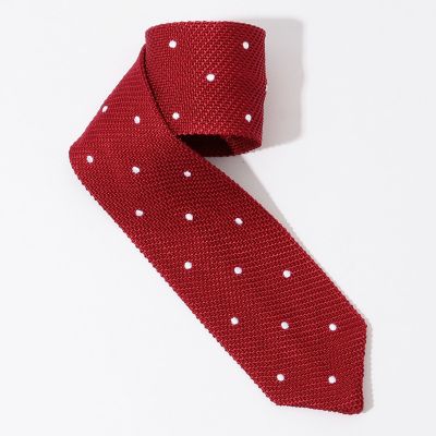 TOMORROW LAND】ブラックニットタイ 日本製 TOMORROWLAND シルク