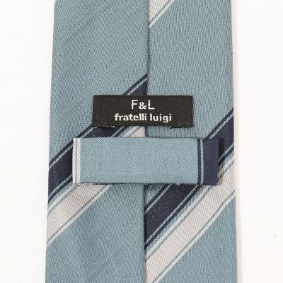 Fratelli Luigi シルク レジメンタルネクタイ