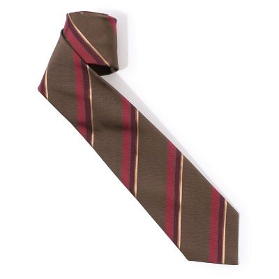 ＜TOMORROWLAND (Men)＞ＴＯＭＯＲＲＯＷＬＡＮＤ　シルクコットン　レジメンタルネクタイ