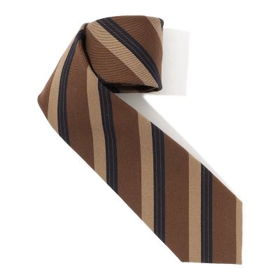 ＜TOMORROWLAND (Men)＞ＴＯＭＯＲＲＯＷＬＡＮＤ　ウールコットン　レジメンタルネクタイ