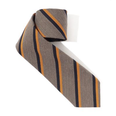 ＜TOMORROWLAND (Men)＞ＴＯＭＯＲＲＯＷＬＡＮＤ　ウールコットン　レジメンタルネクタイ