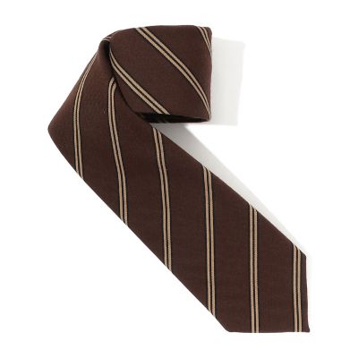 ＜TOMORROWLAND (Men)＞ＴＯＭＯＲＲＯＷＬＡＮＤ　ウールコットン　レジメンタルネクタイ