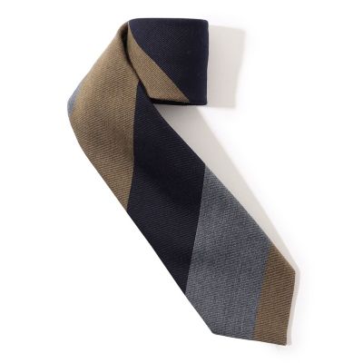 ＜TOMORROWLAND (Men)＞Ｎｉｃｋｙ　ウールシルク　レジメンタルネクタイ