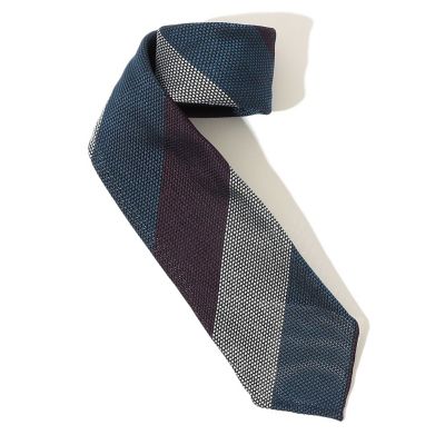 ＜TOMORROWLAND (Men)＞ＴＯＭＯＲＲＯＷＬＡＮＤ　シルクフレスコ　レジメンタルネクタイ