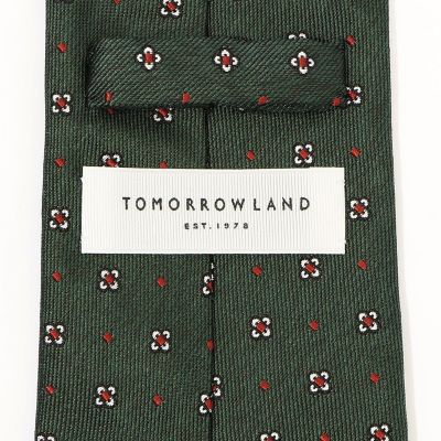 TOMORROWLAND シルク 小紋柄ネクタイ