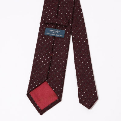 ネクタイ STEFANO BIGI ウール ドットネクタイ STEFANO  