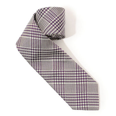 極美品 Seaward&Stearn イギリス製 グレンチェックネクタイ シルク 極美品 Seaward&Stearn イギリス製 グレンチェックネクタイ