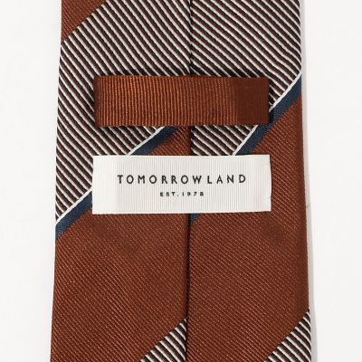 ＴＯＭＯＲＲＯＷＬＡＮＤ　シルク　レジメンタルネクタイ