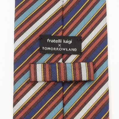 Fratelli Luigi シルク レジメンタルネクタイ