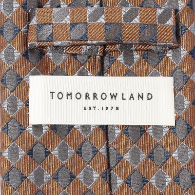 ＴＯＭＯＲＲＯＷＬＡＮＤ　シルク　総柄ネクタイ