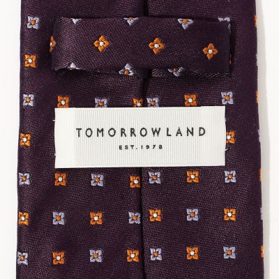 TOMORROWLAND シルク 小紋柄 ネクタイ