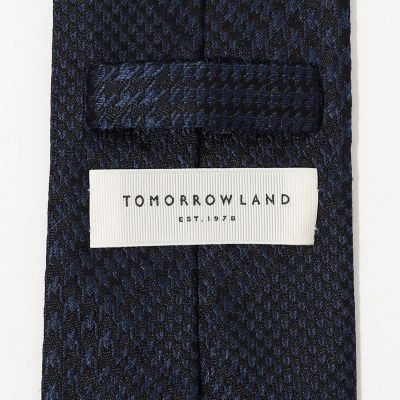 ジャガードチェックネクタイ TOMORROWLAND シルクジャガード チェック柄 ネクタイ