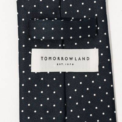 ＴＯＭＯＲＲＯＷＬＡＮＤ　シルク　ポルカドット　ネクタイ