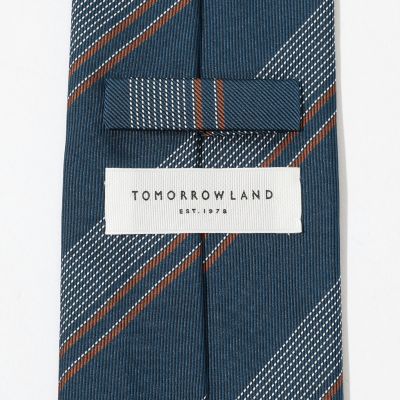 ＴＯＭＯＲＲＯＷＬＡＮＤ　シルク　レジメンタルネクタイ
