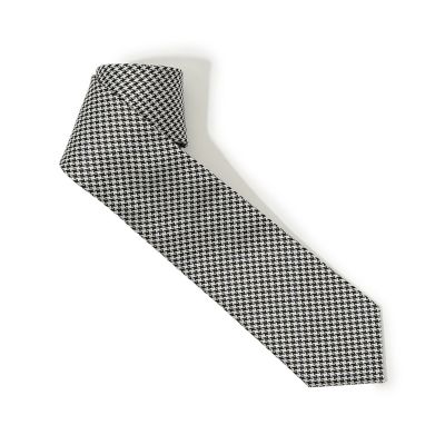 ＜TOMORROWLAND (Men)＞ＴＯＭＯＲＲＯＷＬＡＮＤ　シルク　ハウンドトゥース柄ネクタイ