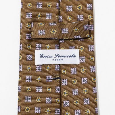 美品　ERRICO FORMICOLA　 ストライプ ネクタイ　ベージュ zz-4121825010043_525-1.jpg?