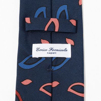 ＥＲＲＩＣＯ　ＦＯＲＭＩＣＯＬＡ　シルク　プリントネクタイ