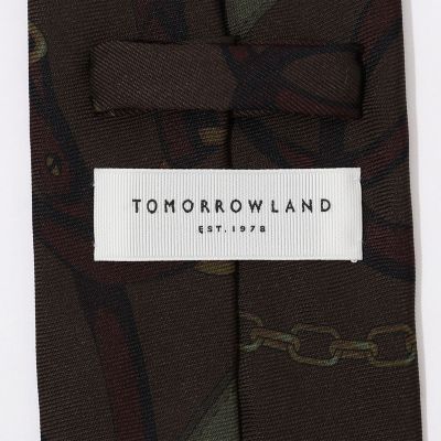【送料無料】TOMORROWLAND トゥモローランドのネクタイ　シルク100% 送料無料】TOMORROWLANDトゥモローランドのネクタイ シルク100%