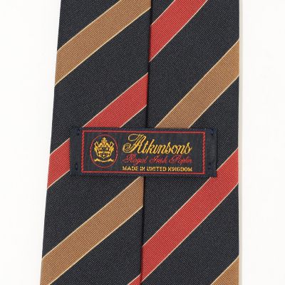 Atkinsons アイリッシュポプリン レジメンタルストライプ