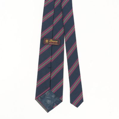 Atkinsons アイリッシュポプリン レジメンタルストライプ