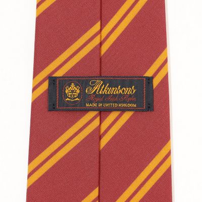 Atkinsons アイリッシュポプリン レジメンタルストライプ