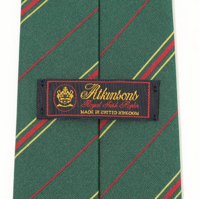 Atkinsons アイリッシュポプリン レジメンタルストライプ