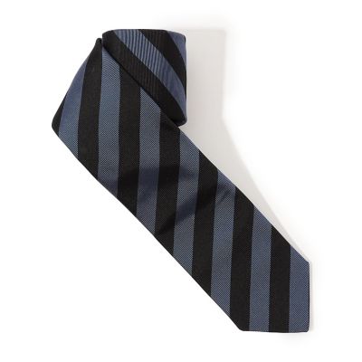 【美品】PRADA ネクタイ　ナロータイ　レジメンタル　ストライプ TOMORROWLAND シルク レジメンタルストライプ ナローネクタイ