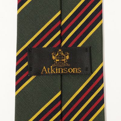 Atkinsons アイリッシュポプリン レジメンタルストライプ