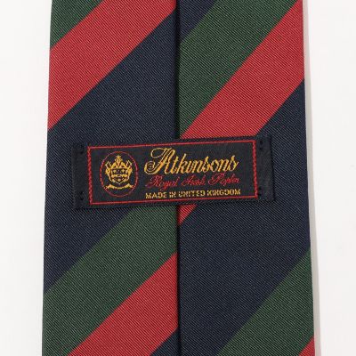 Atkinsons アイリッシュポプリン レジメンタルストライプ