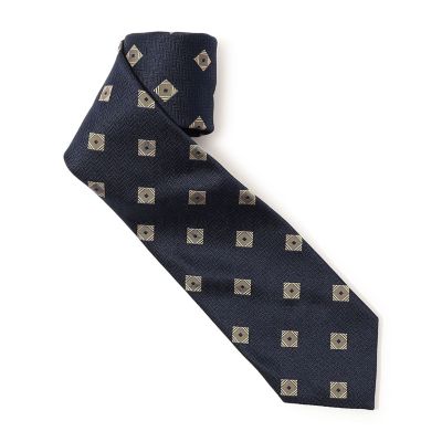 Liverano & Liverano／ジャガードタイ／スモールスクエア／小紋柄 小紋柄ジャカードタイ – LARDINI Online Store