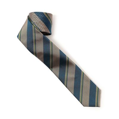 ＜TOMORROWLAND (Men)＞ＴＯＭＯＲＲＯＷＬＡＮＤ　シルク　レジメンタルストライプナロータイ