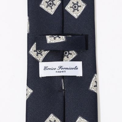 ERRICO FORMICOLA シルクプリント 小紋柄ネクタイ