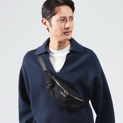 ＜三越伊勢丹/公式＞ TOMORROWLAND (Men)/トゥモローランド foot the coacher WAIST BAG ナイロン ウエストバッグ 19ブラック ウェストポーチ・ヒップバッグ【三越伊勢丹/公式】