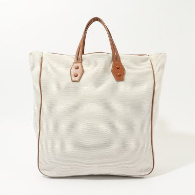 ぷーさん専用☆the dilettante レザーバッグ the dilettante レザー×ファブリックコンビ トートバッグ
